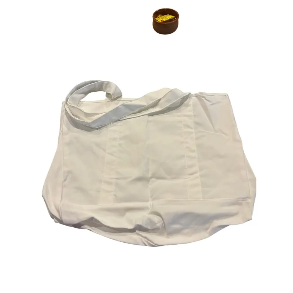 Halara White Tote Bag NWOT